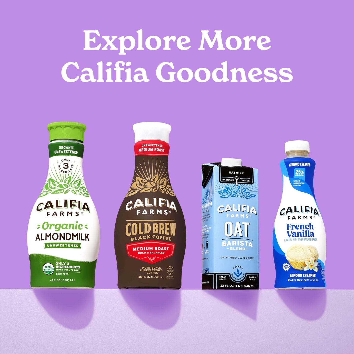 Califia Farms Vanilla Oat Barista Blend Milk