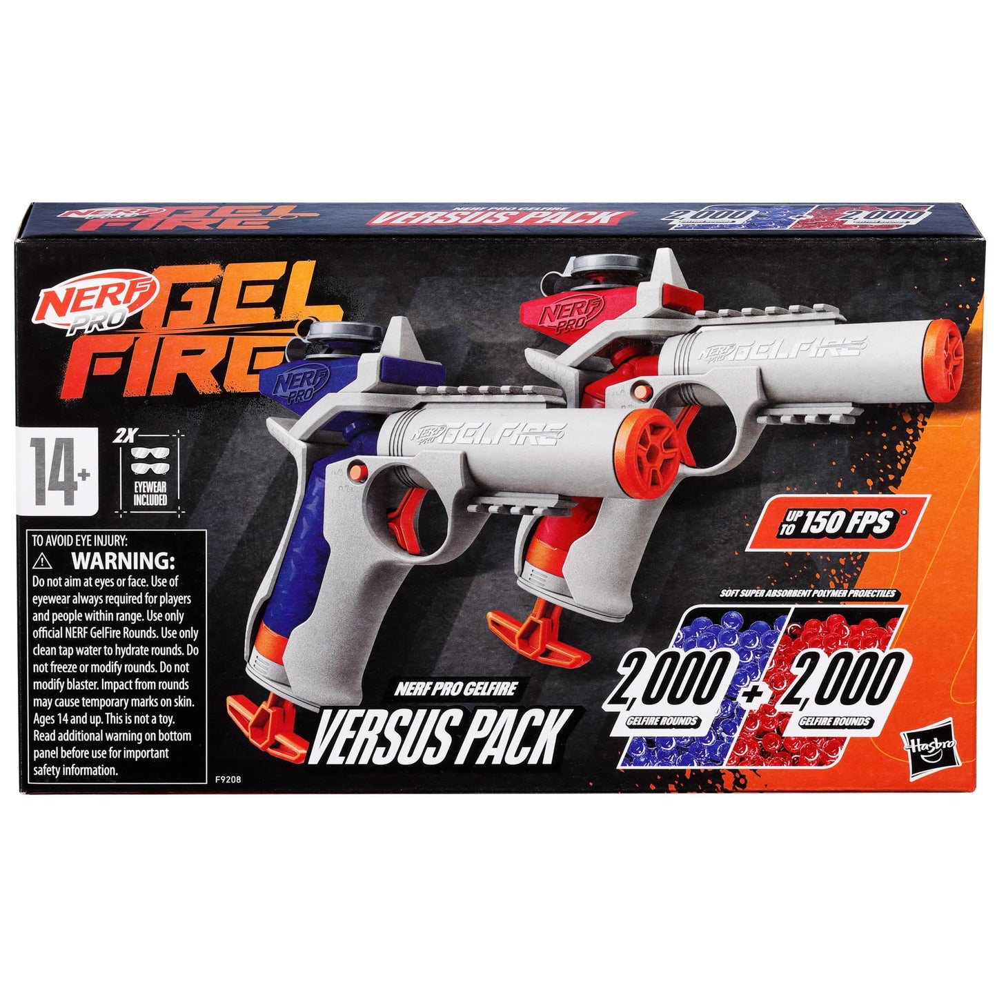 2 Blaster Nerf Gelfire Pack with 4000 Rounds