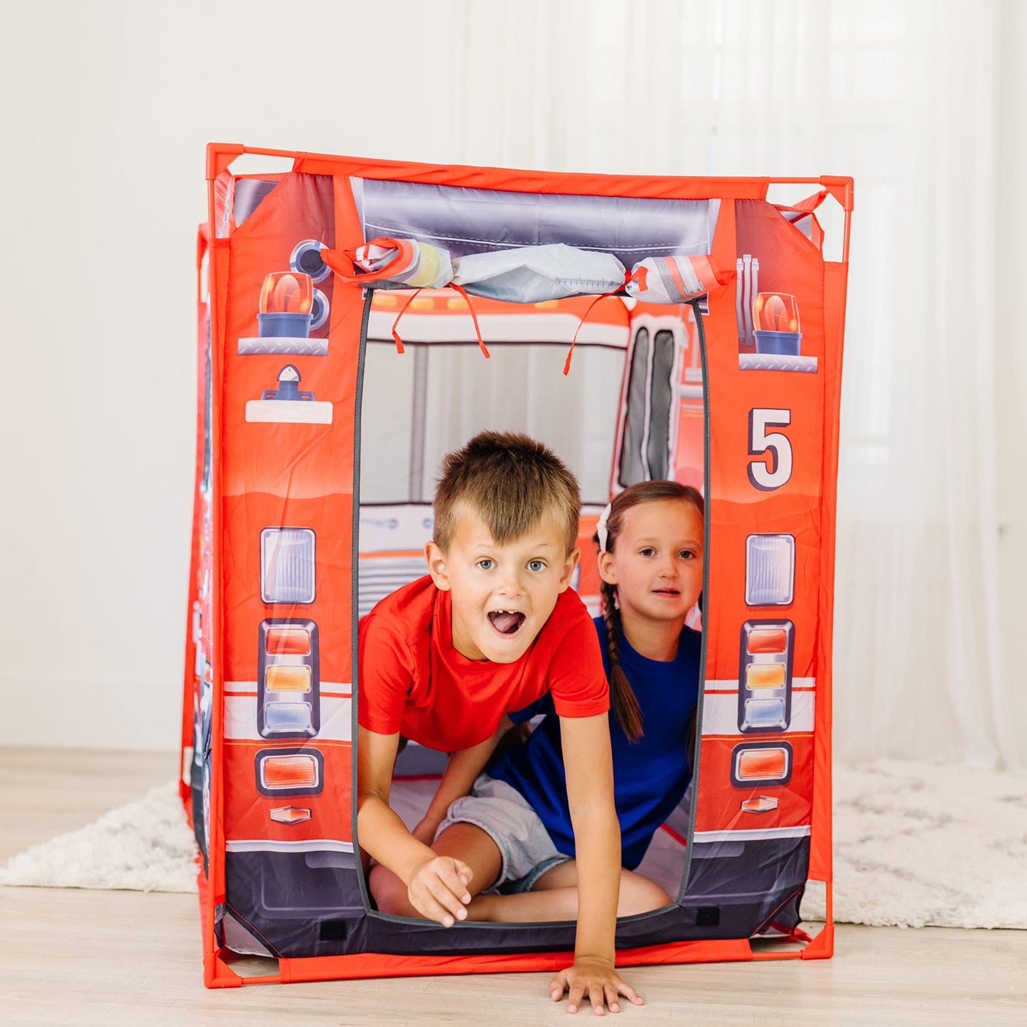 Melissa & Doug Fire Truck Play Tent for Kids