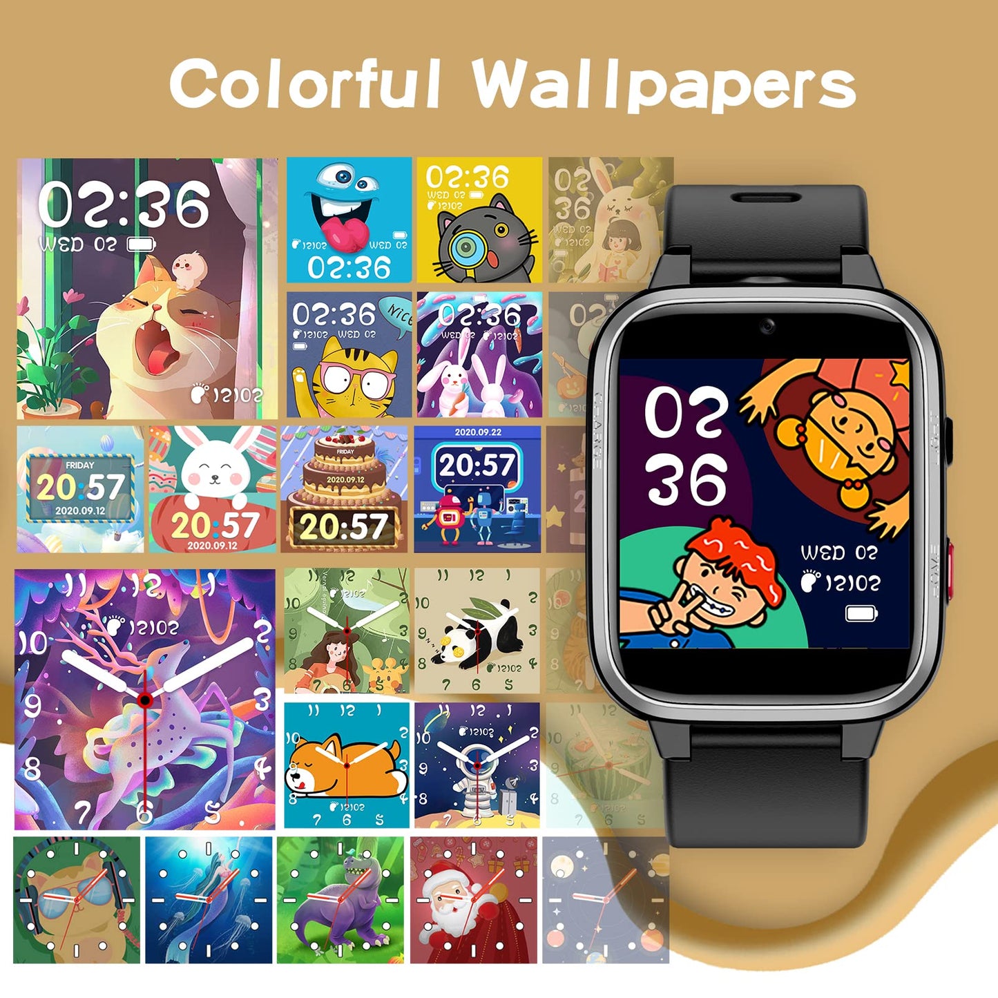 DIGEEHOT Kids Smart Watch Boys Girls, Toys for 6-12 Year Old with Camera, Games, Music Player, Pedometer, Alarm Clock, Flashlight, Toddler Watch for Birthday Boys Girls Ages 6 7 8 9 10