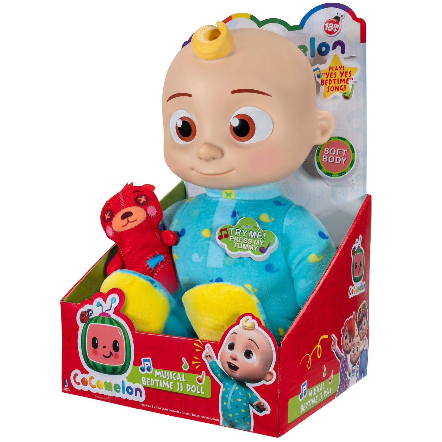CoComelon Musical JJ Doll with Bedtime Song