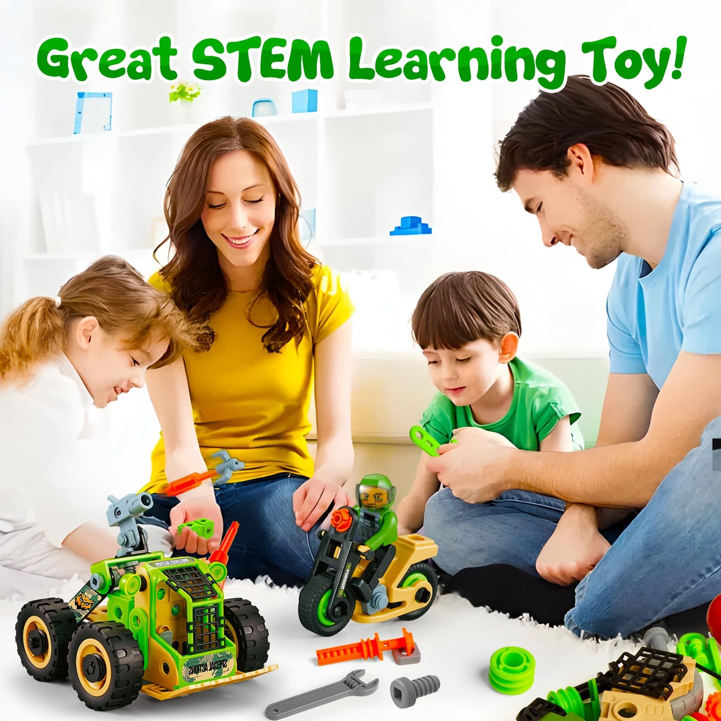 Dinosaur Building Toys STEM Kit for Kids