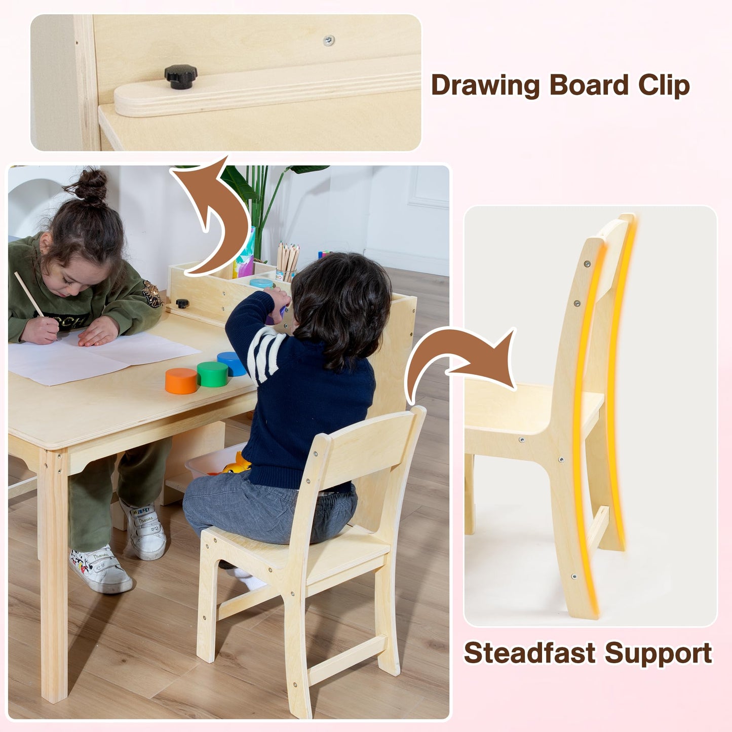 Kids Art Table and Chair Set by bbgroundgrm