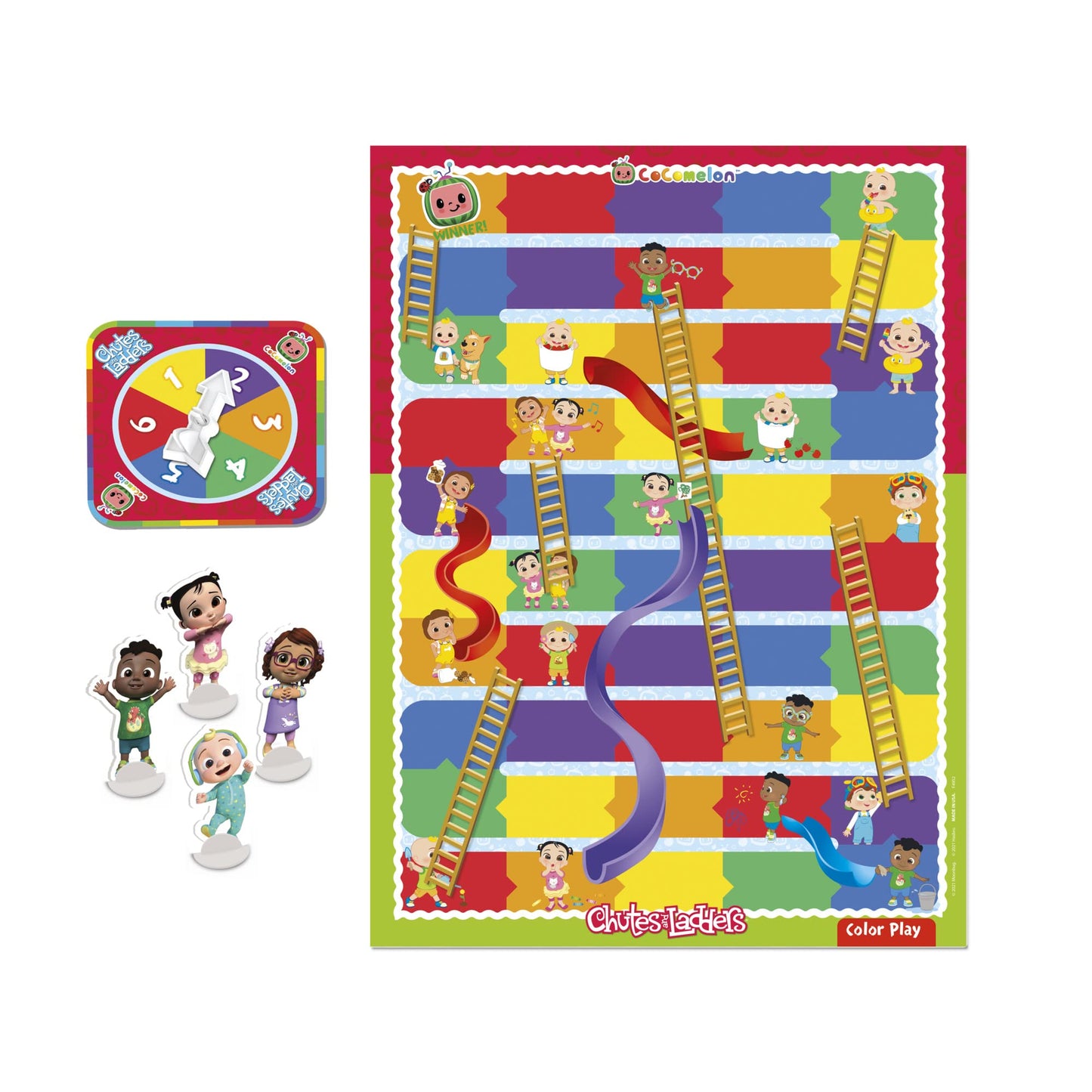 Hasbro Gaming CoComelon Chutes and Ladders Board Game