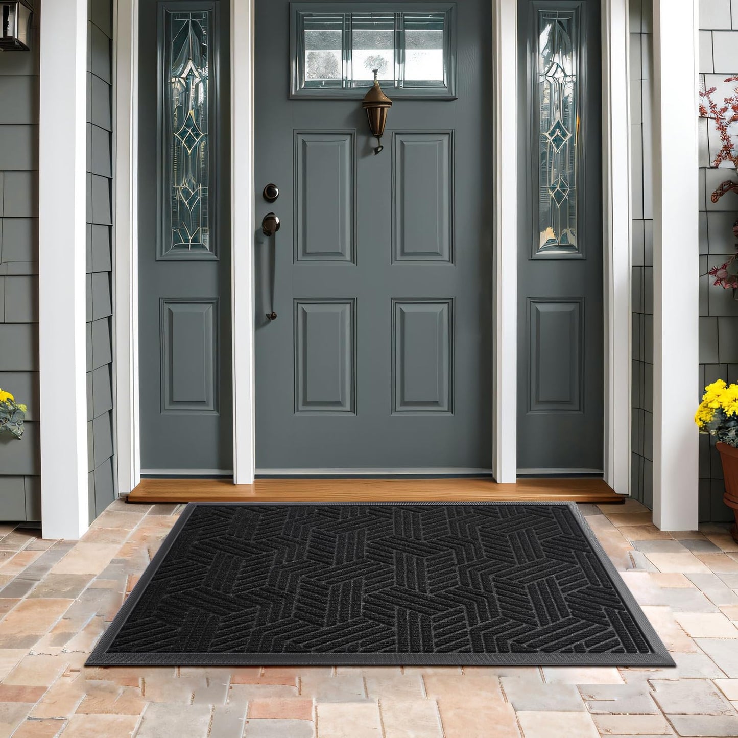 Mibao Heavy Duty Non-Slip Doormat for Entryway