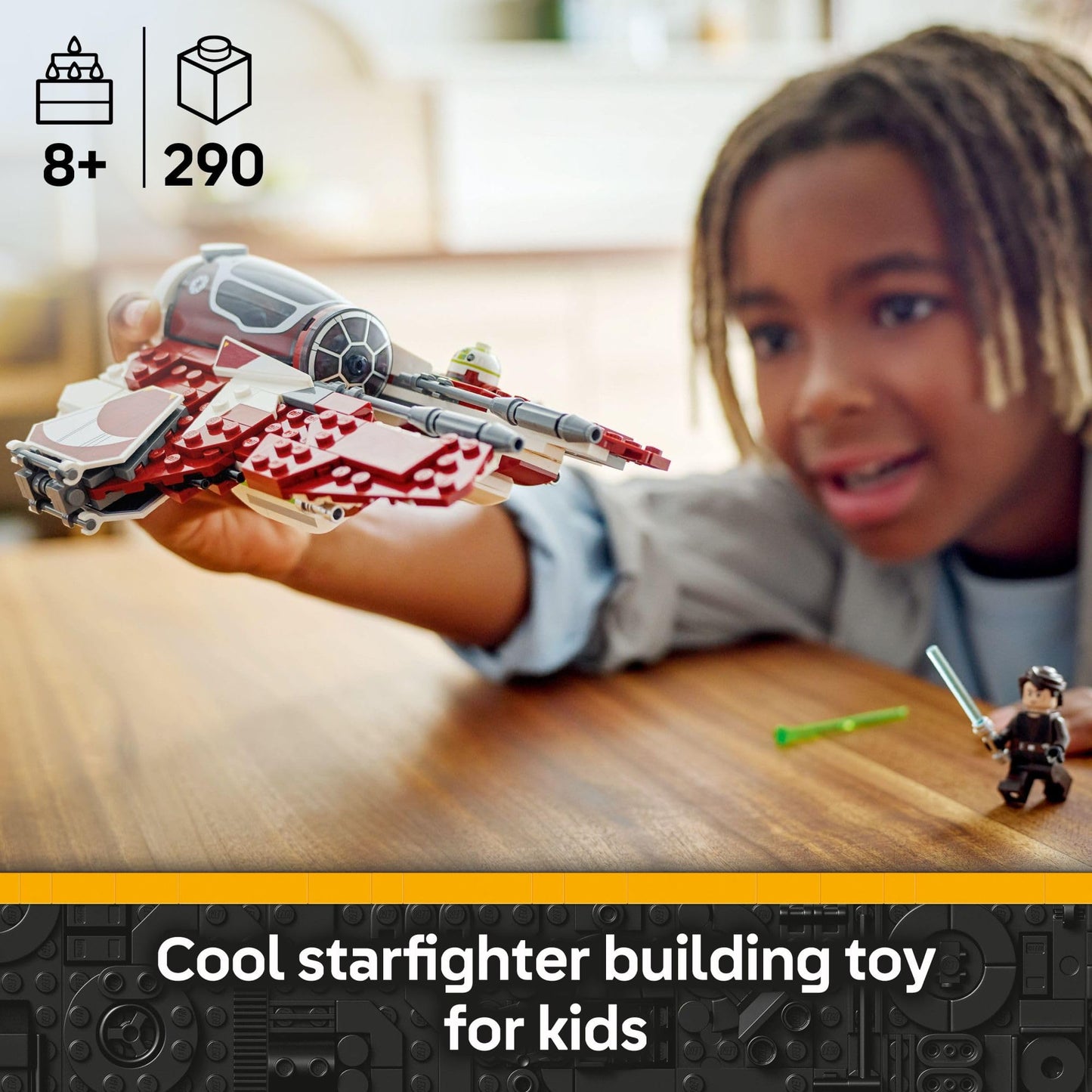 LEGO Star Wars Ahsoka's Jedi Interceptor Toy