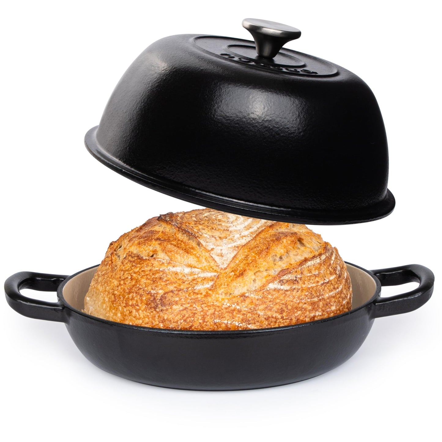 Cast Iron Dutch Oven Pot for Baking Bread
