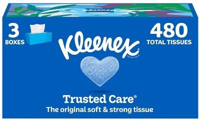 9 Boxes Kleenex Tissues (=4,320 Total Tissues)