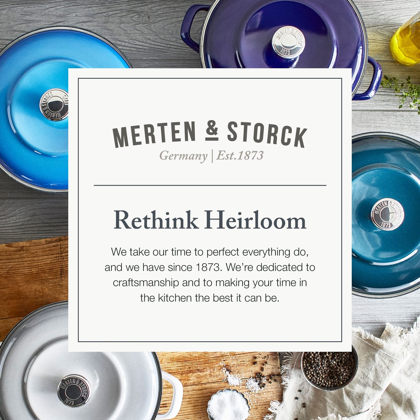 5.3QT Merten & Storck Dutch Oven Pot with Lid