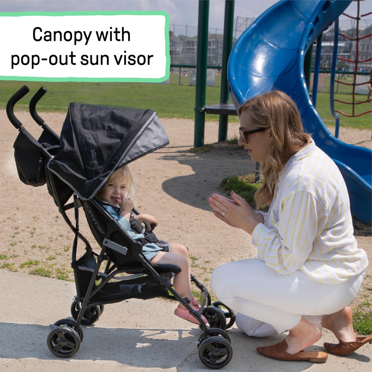 Ingenuity Lightweight Travel Umbrella Stroller, Gray