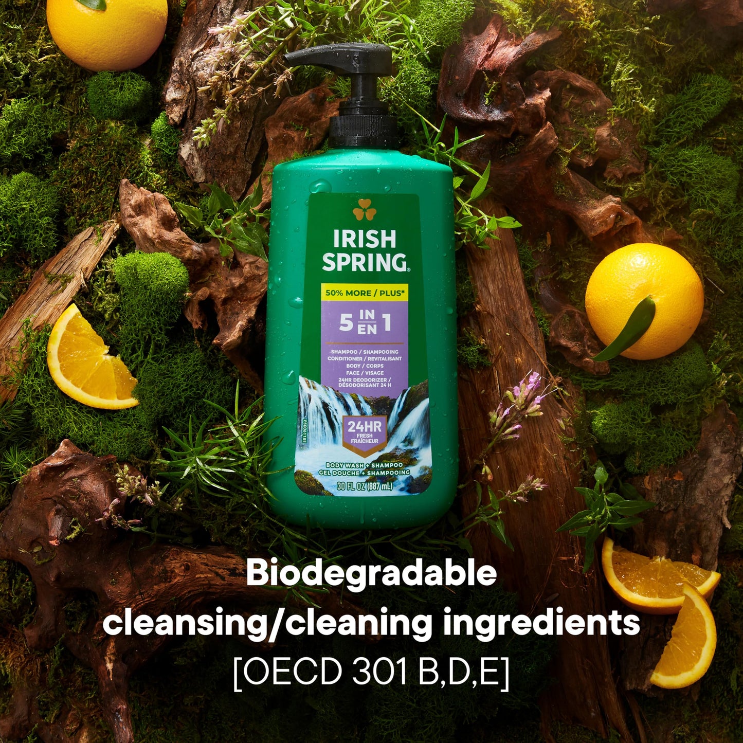 Irish Spring 5-in-1 Body Wash for Men