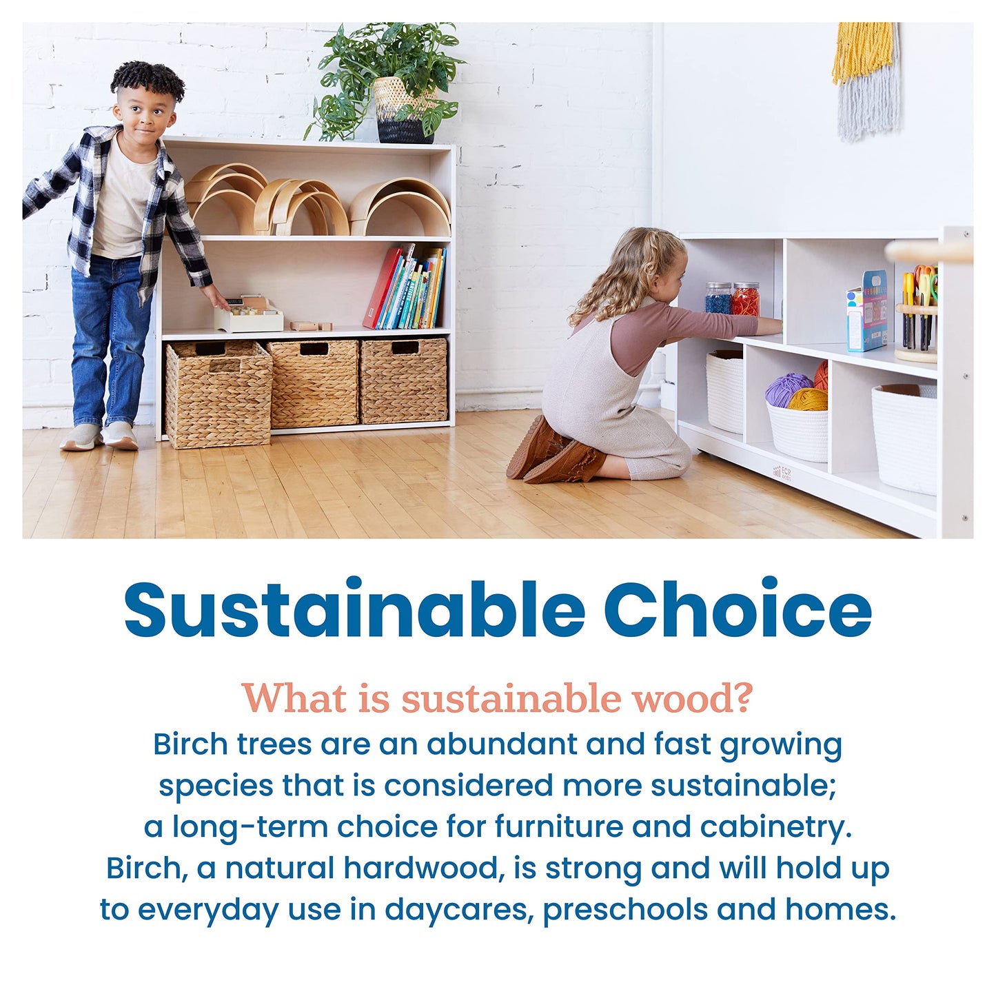 ECR4Kids 5-Compartment Mobile Storage Cabinet