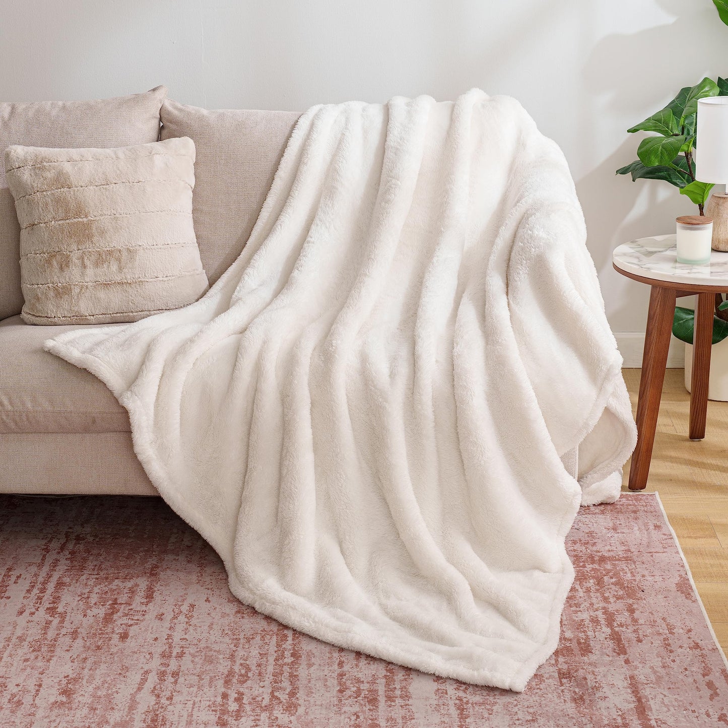 Berkshire Blanket Extra-Fluffy Plush Throw Blanket