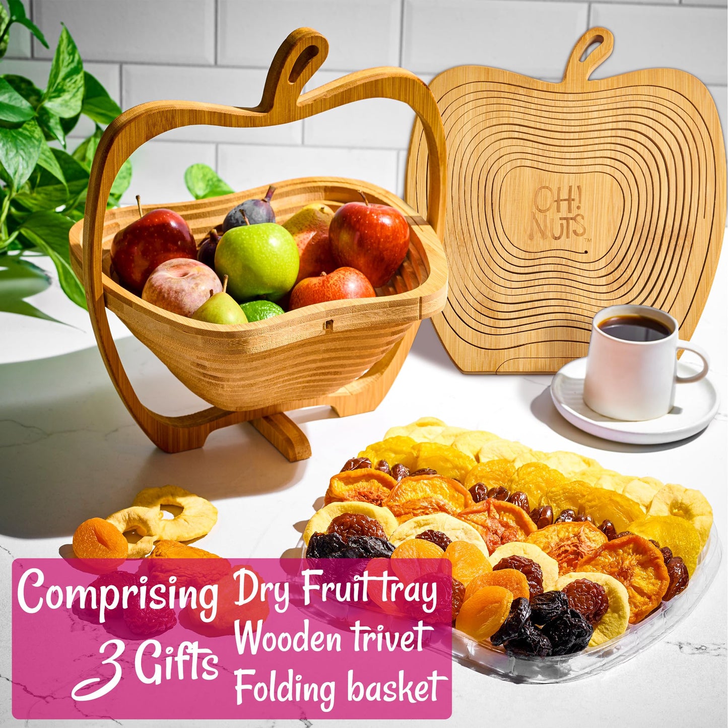Dried Fruit Gift Basket by Oh! Nuts