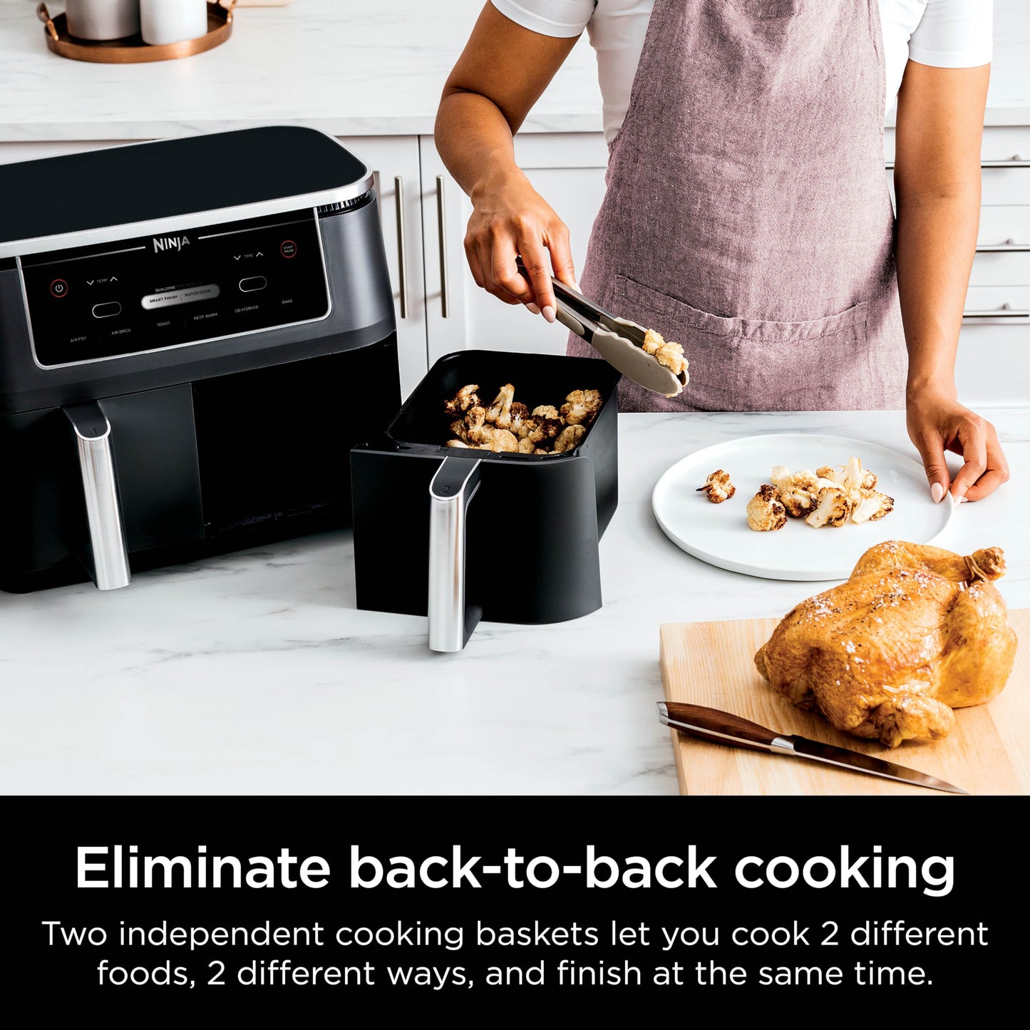 Ninja 6-in-1 Air Fryer with 5 QT Baskets