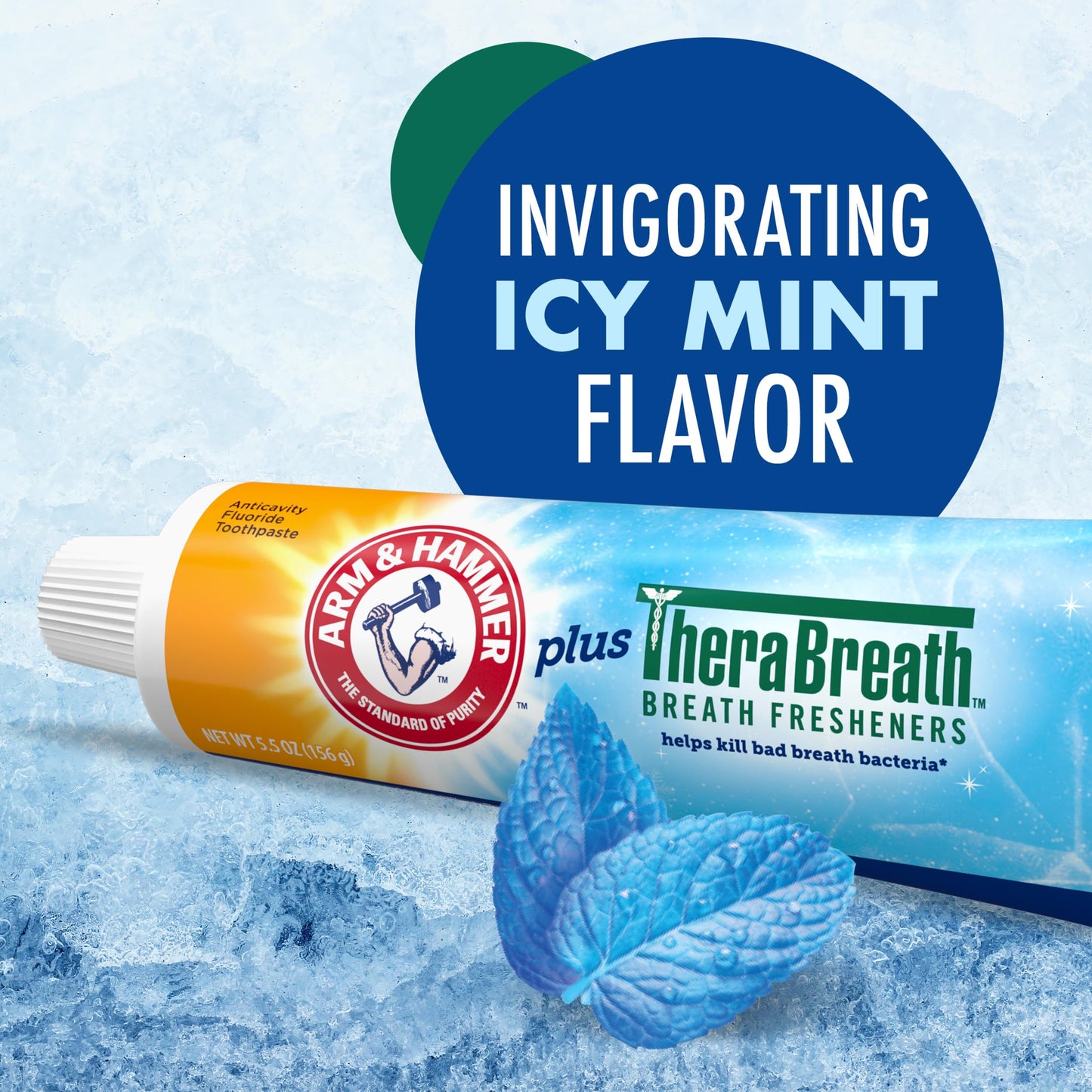 Arm & Hammer Whitening Fluoride Toothpaste, Icy Mint
