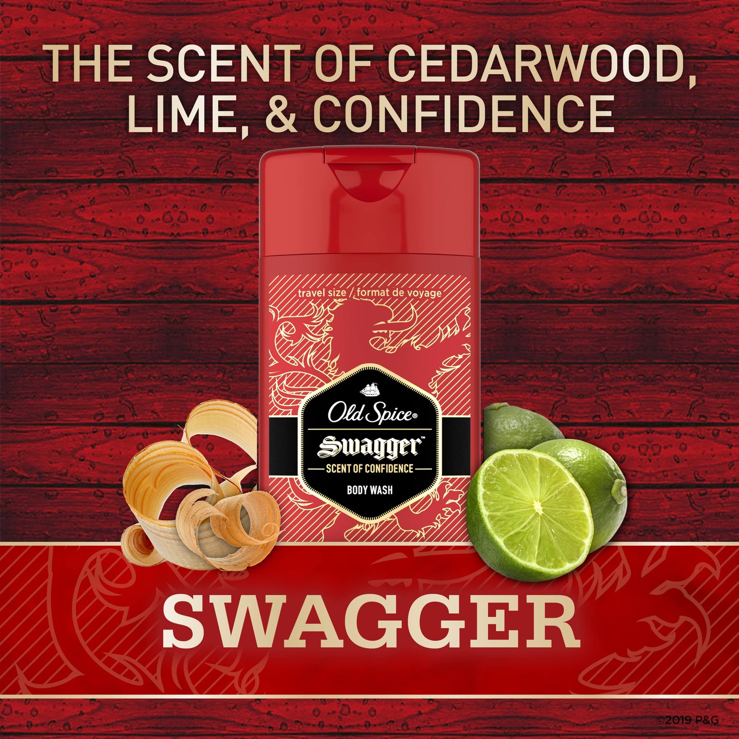 Old Spice Swagger Body Wash 16 Fl Oz Pack of 4