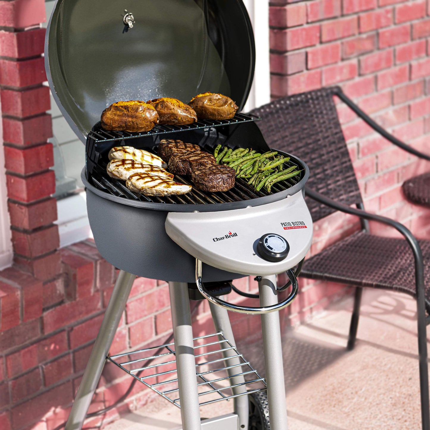 Char-Broil Electric Grill, TRU-Infrared, Graphite