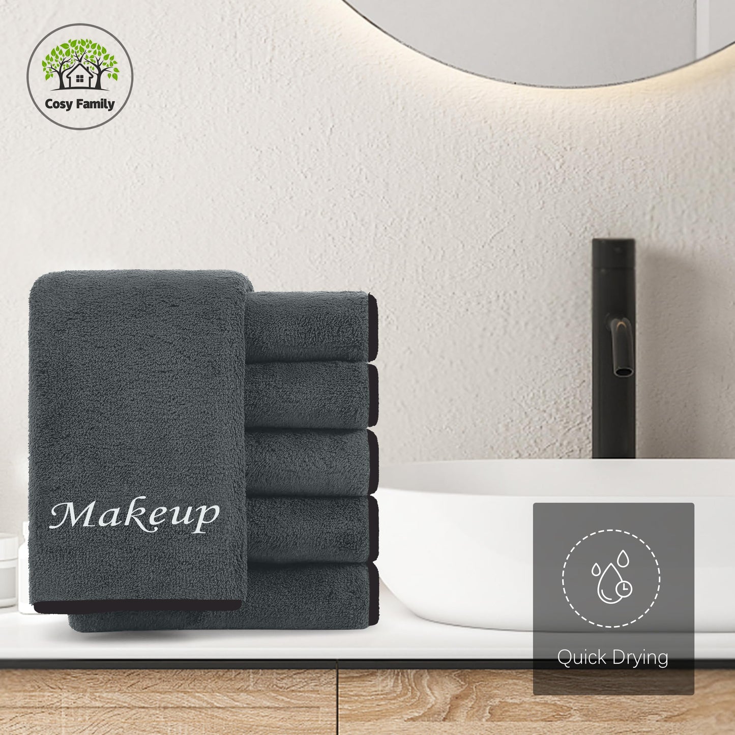 10 Pack Makeup Remover Wash Cloths
