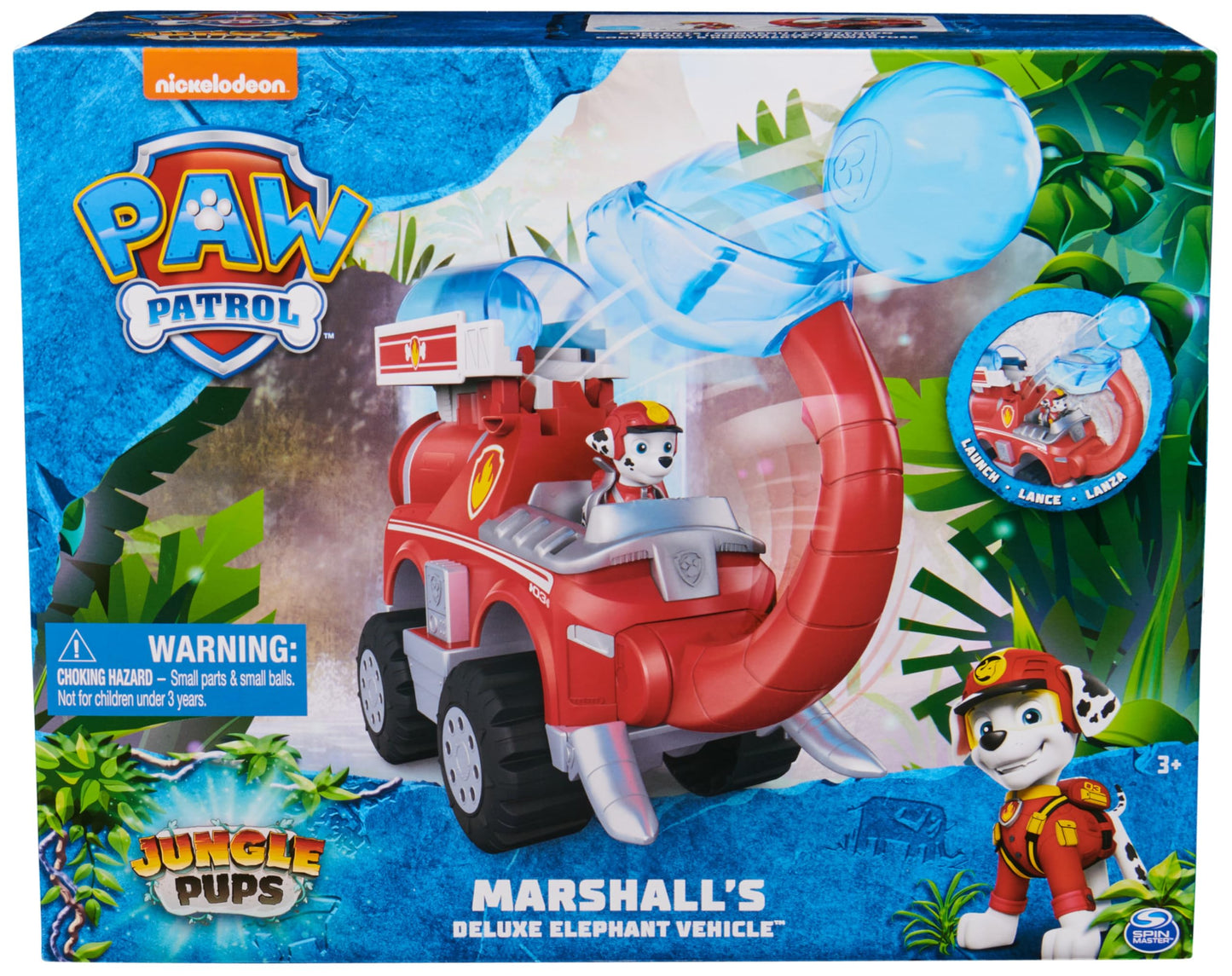 PAW Patrol Marshall Elephant Firetruck Toy Truck