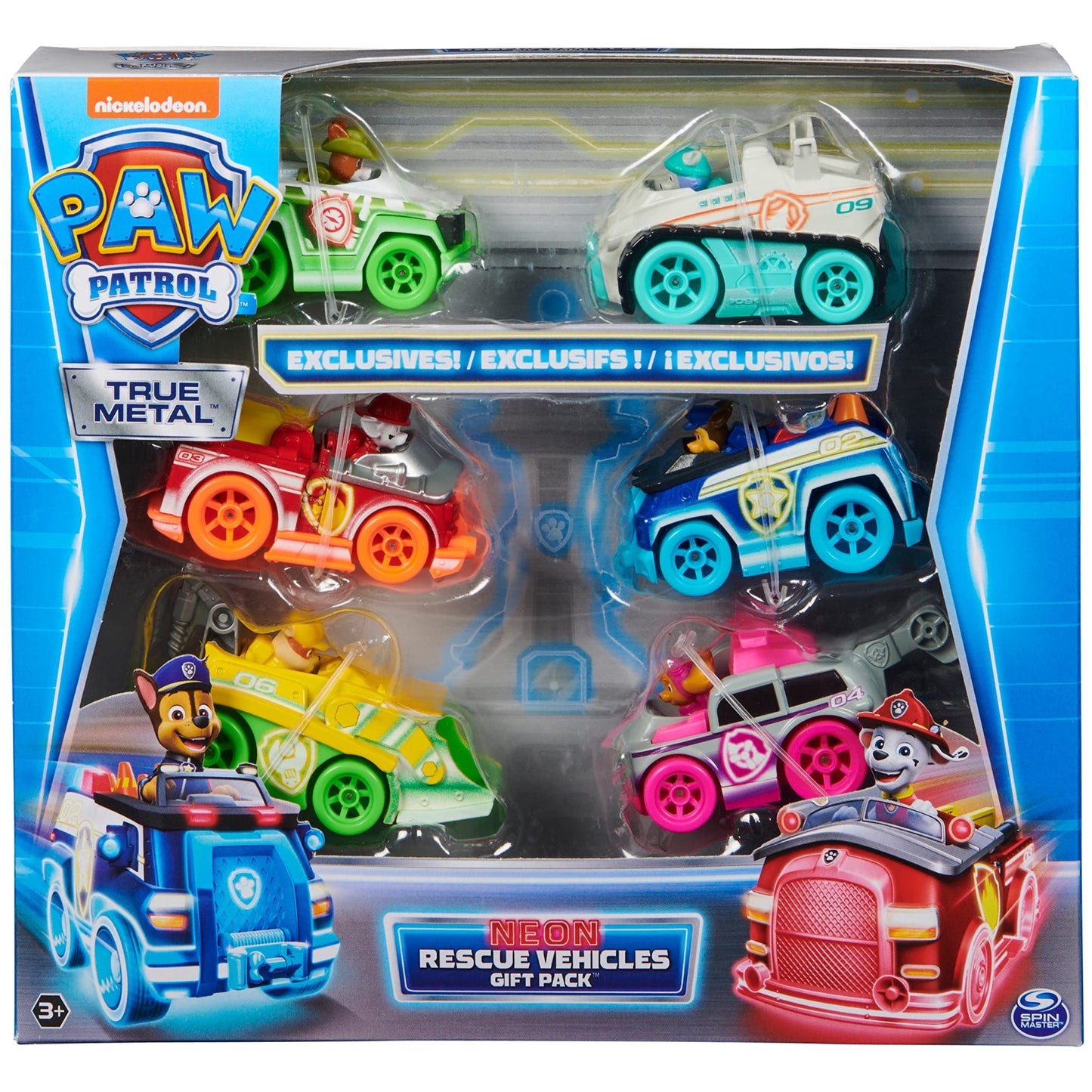 6-Pack Paw Patrol Die-Cast Toy Vehicle Set