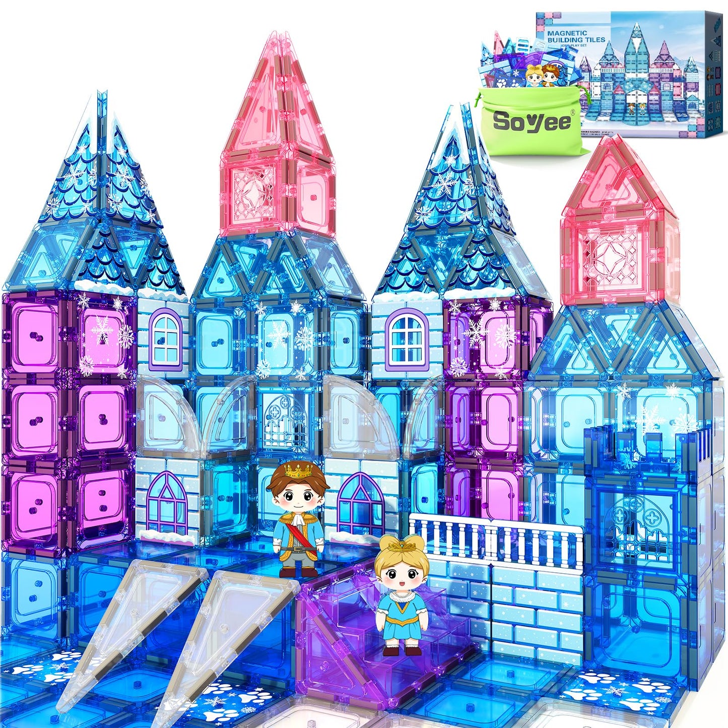 102pcs Magnetic Building Blocks for Kids