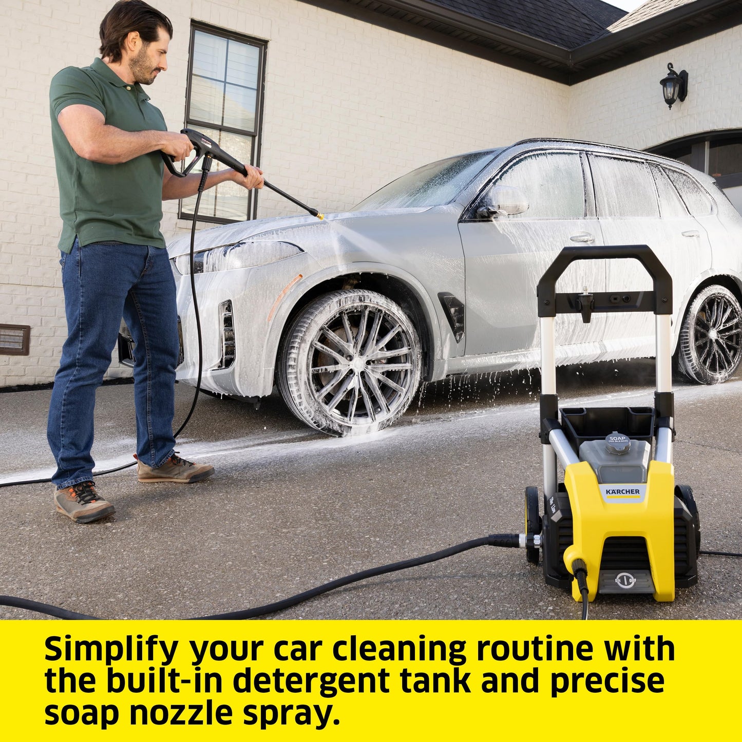 Kärcher Electric Pressure Washer 2125 PSI with Nozzles