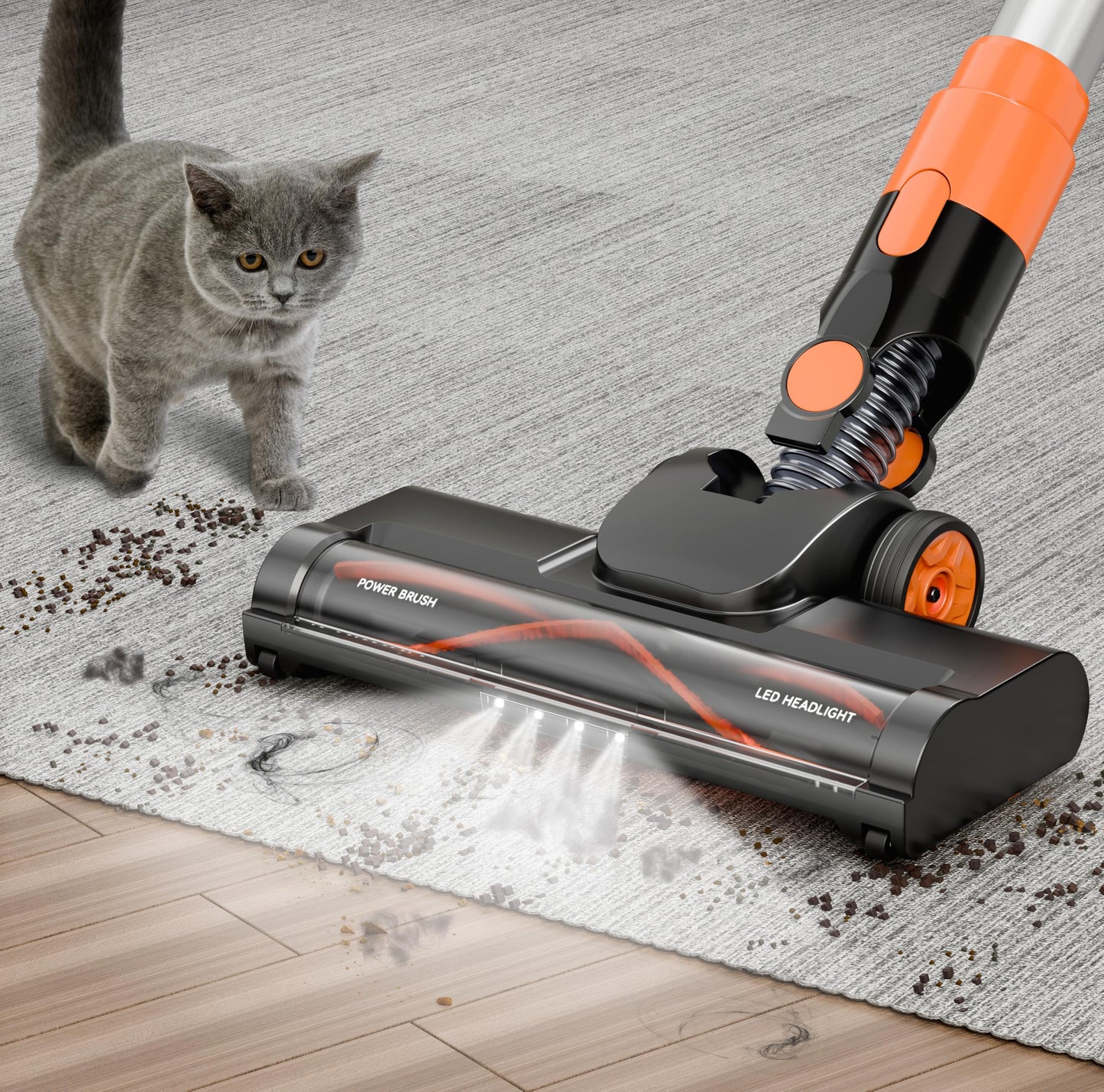 550W Stick Vacuum Cleaner for Home & Pets