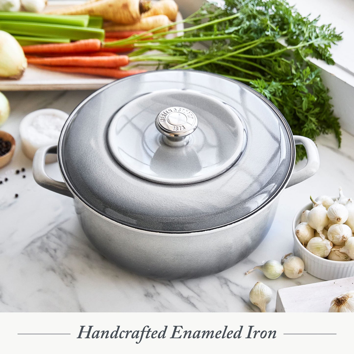 Merten & Storck German Round Dutch Oven Pot with Lid