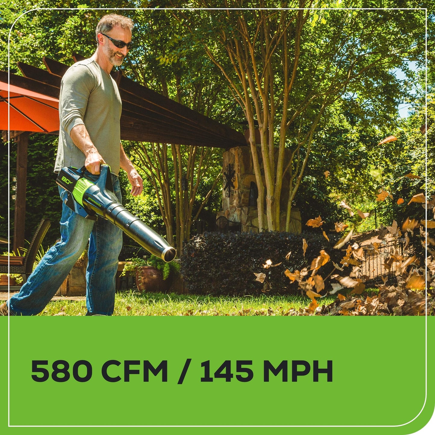 Greenworks 80V Cordless Lawn Mower and Blower Kit