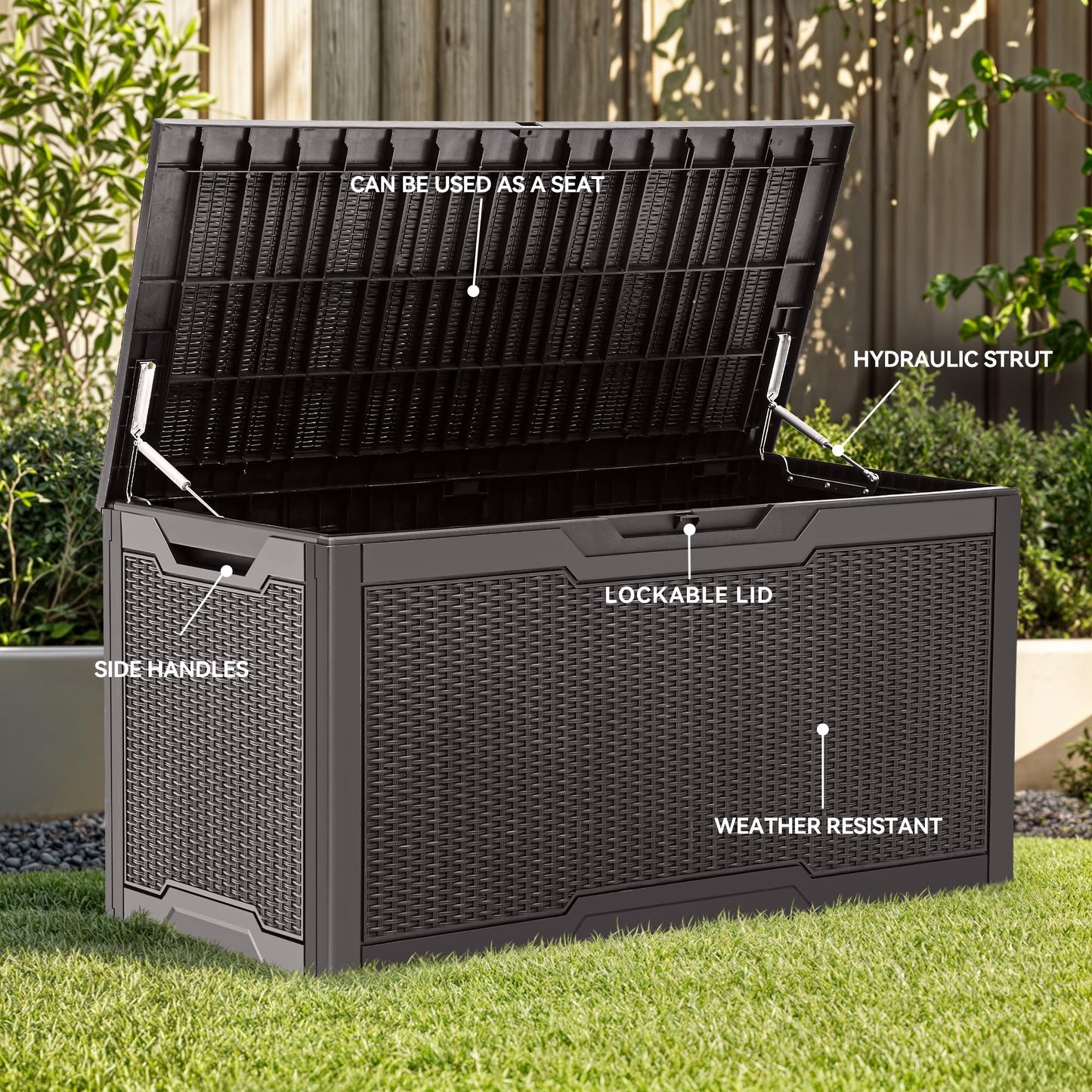 100 Gallon YITAHOME Outdoor Storage Box