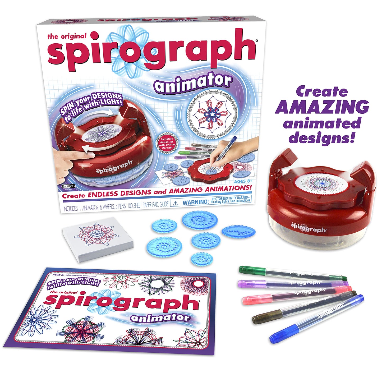 Spirograph Animator Craft Kit for Creative Designs