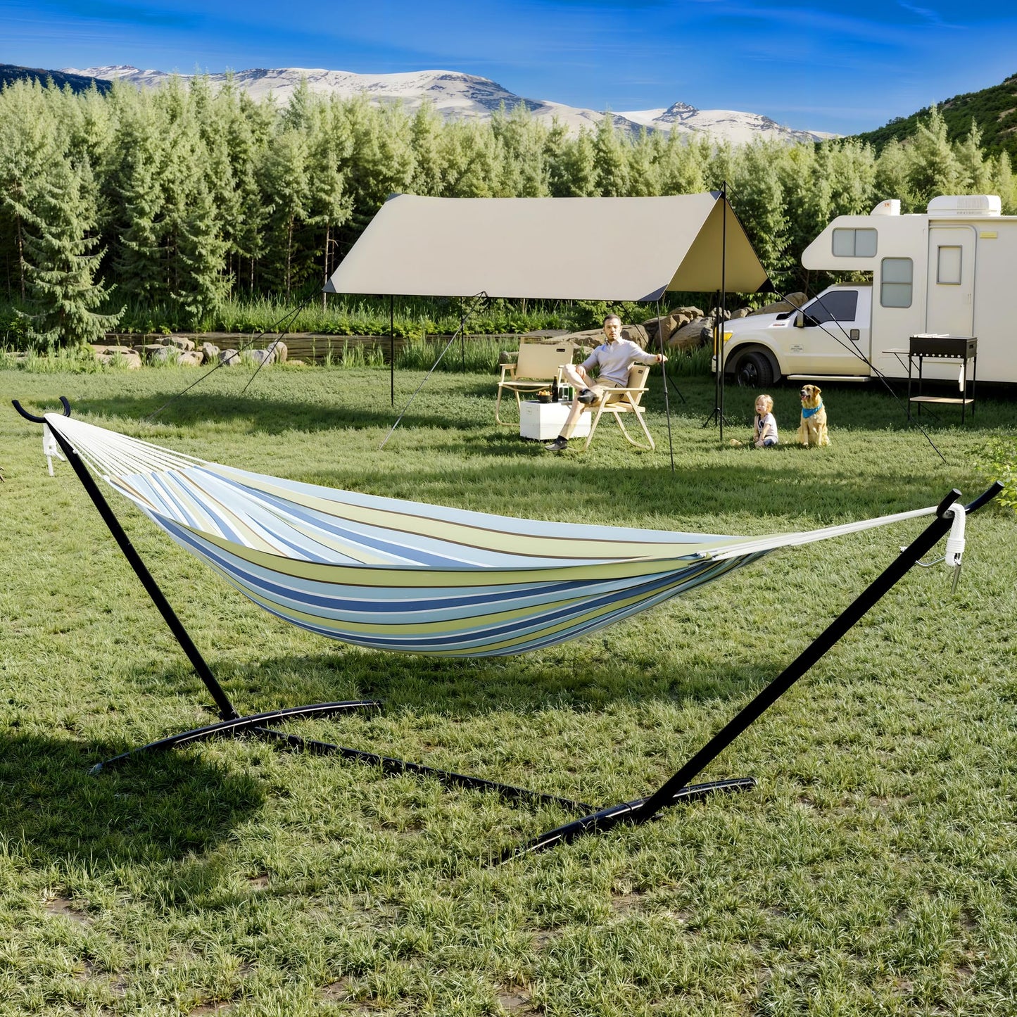 2-Person Portable Hammock for Camping & Beach