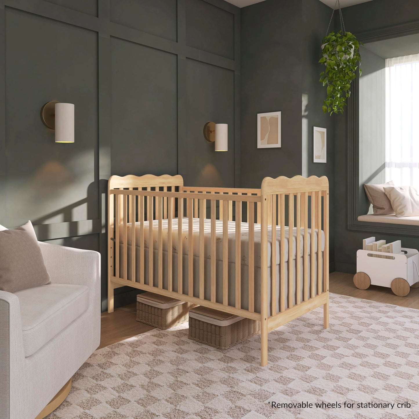 3-in-1 Convertible Crib by Dream On Me