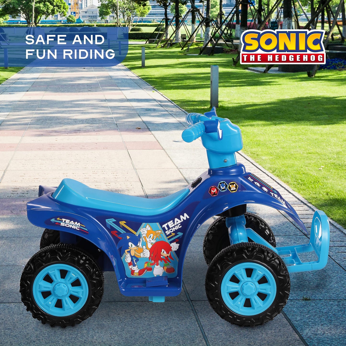 Sonic The Hedgehog 6V Kids ATV Ride-On