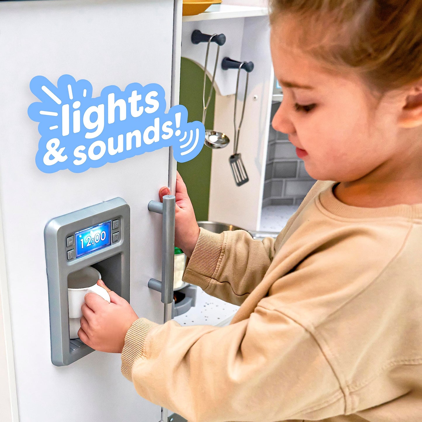 KidKraft Ultimate Wooden Play Kitchen with Lights