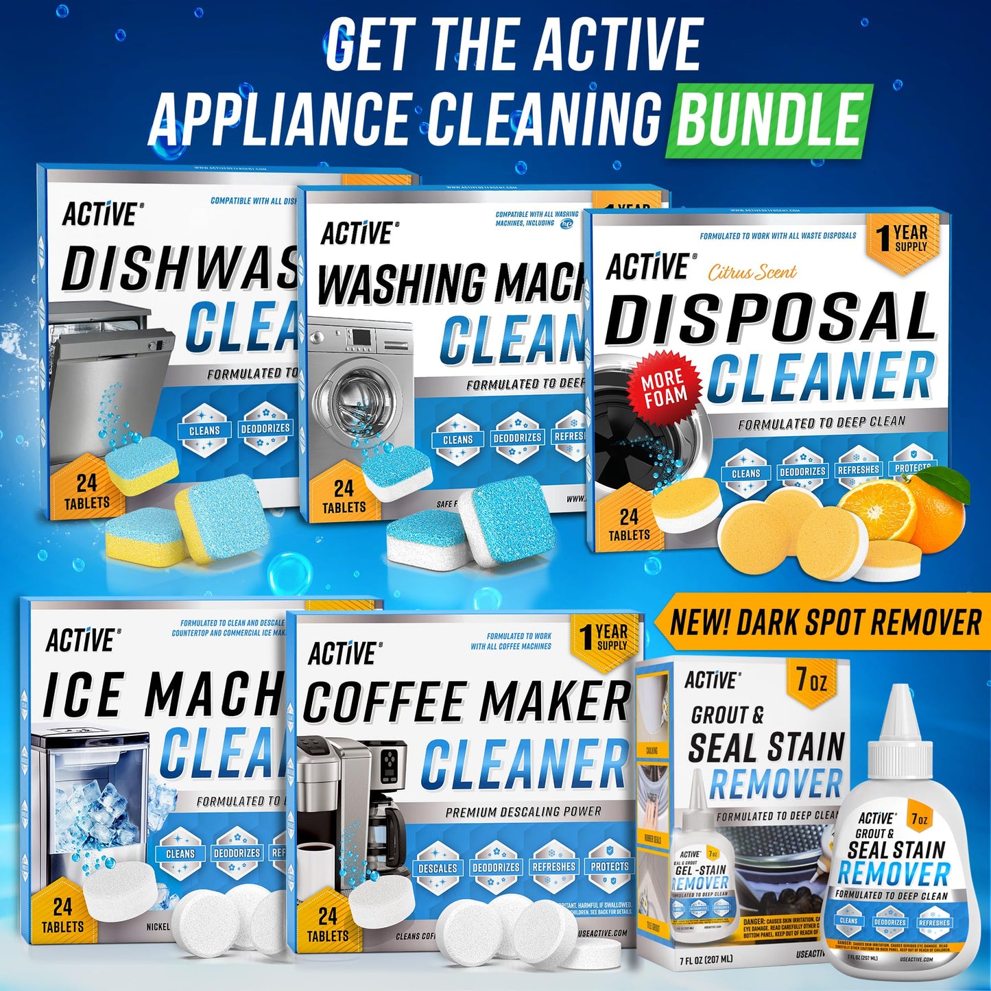 ACTIVE Mold Stain Remover Gel for Washing Machines