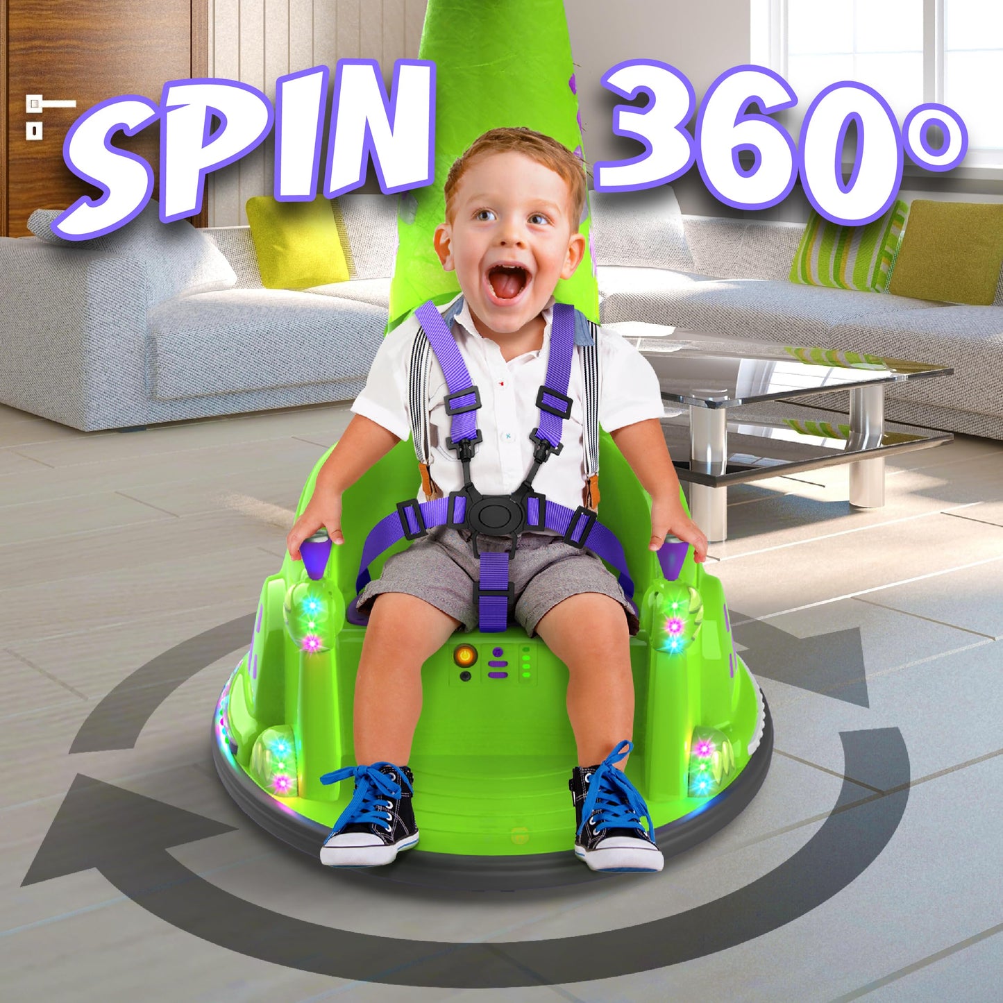 Bumpeez 12V Electric Bumper Car for Kids