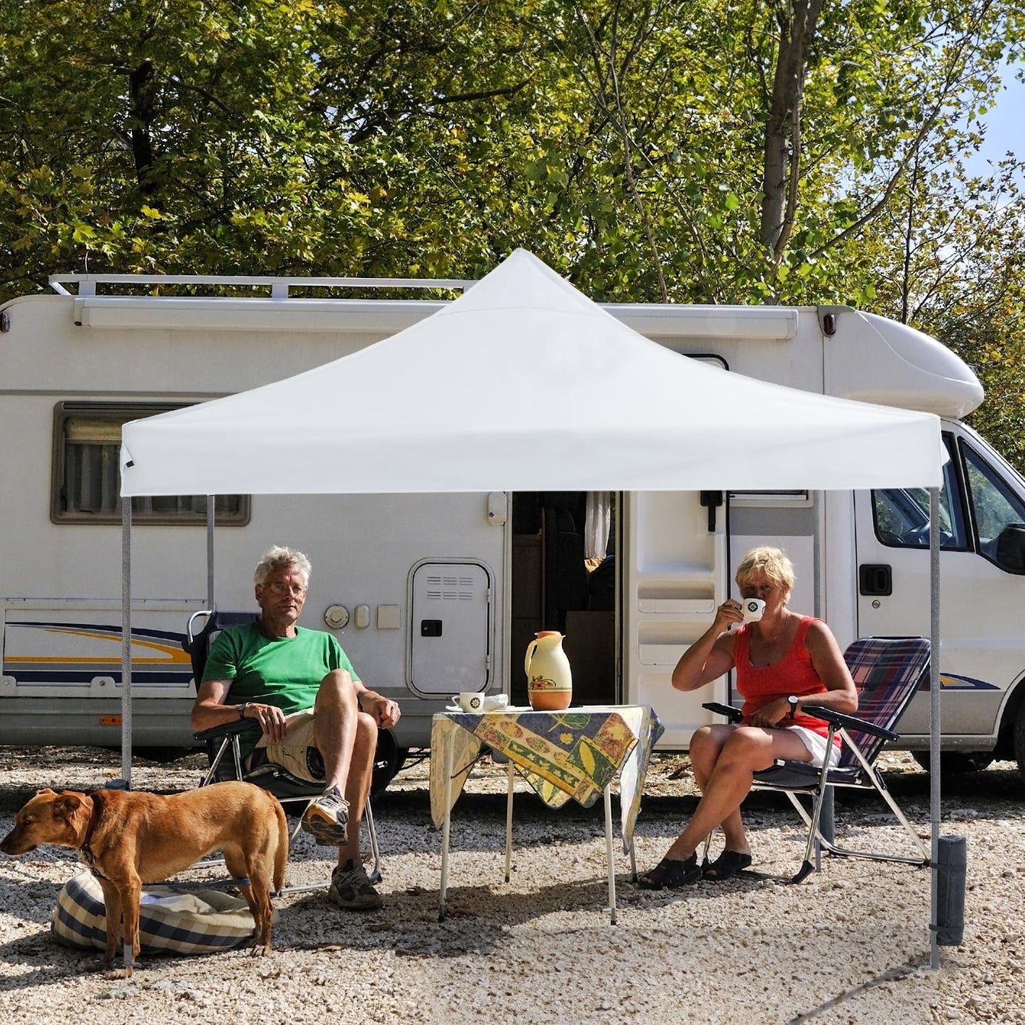 10x10 Heavy Duty Canopy Tent with Sand Bags