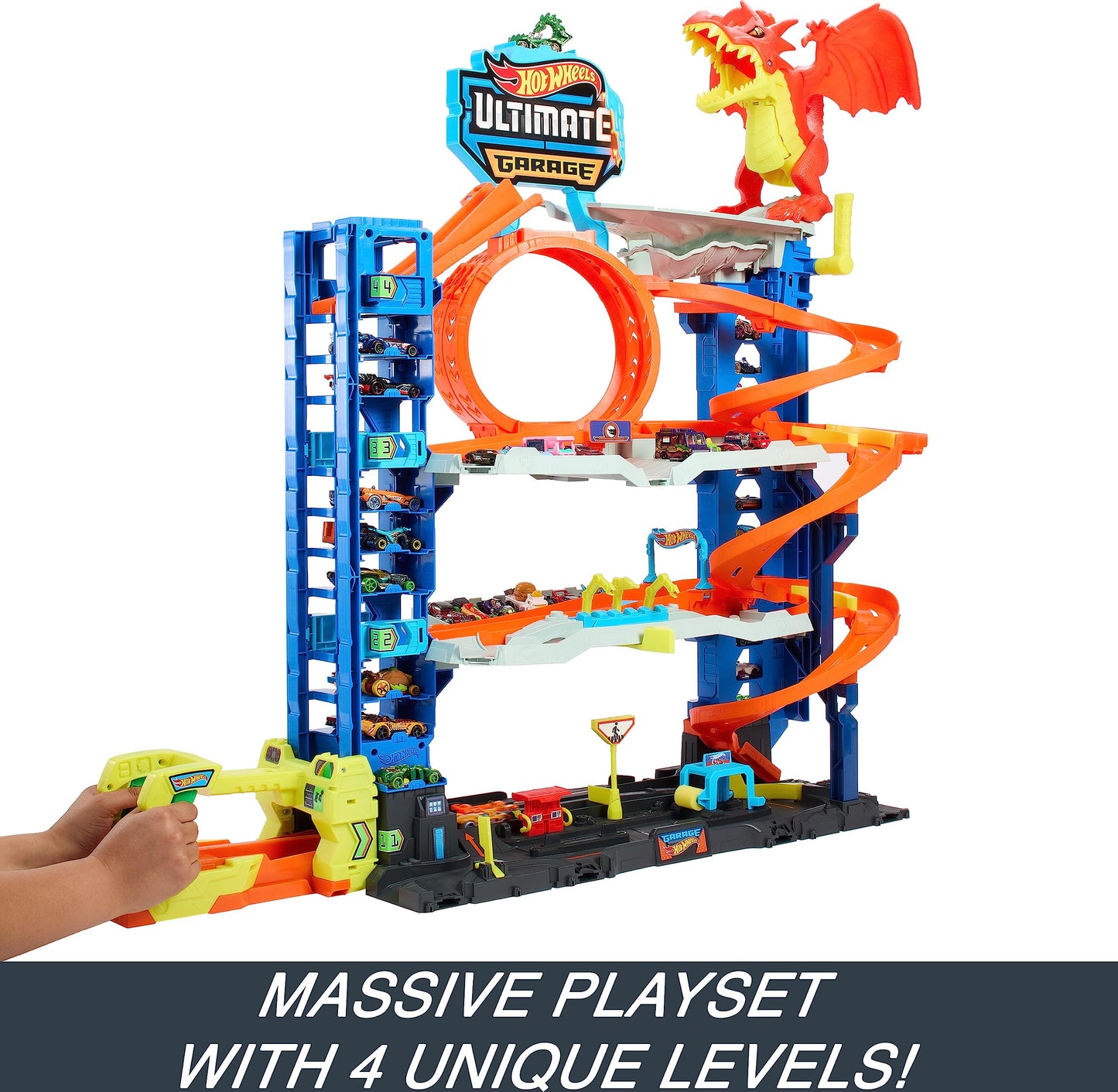 Hot Wheels Ultimate Garage Track Set with Cars