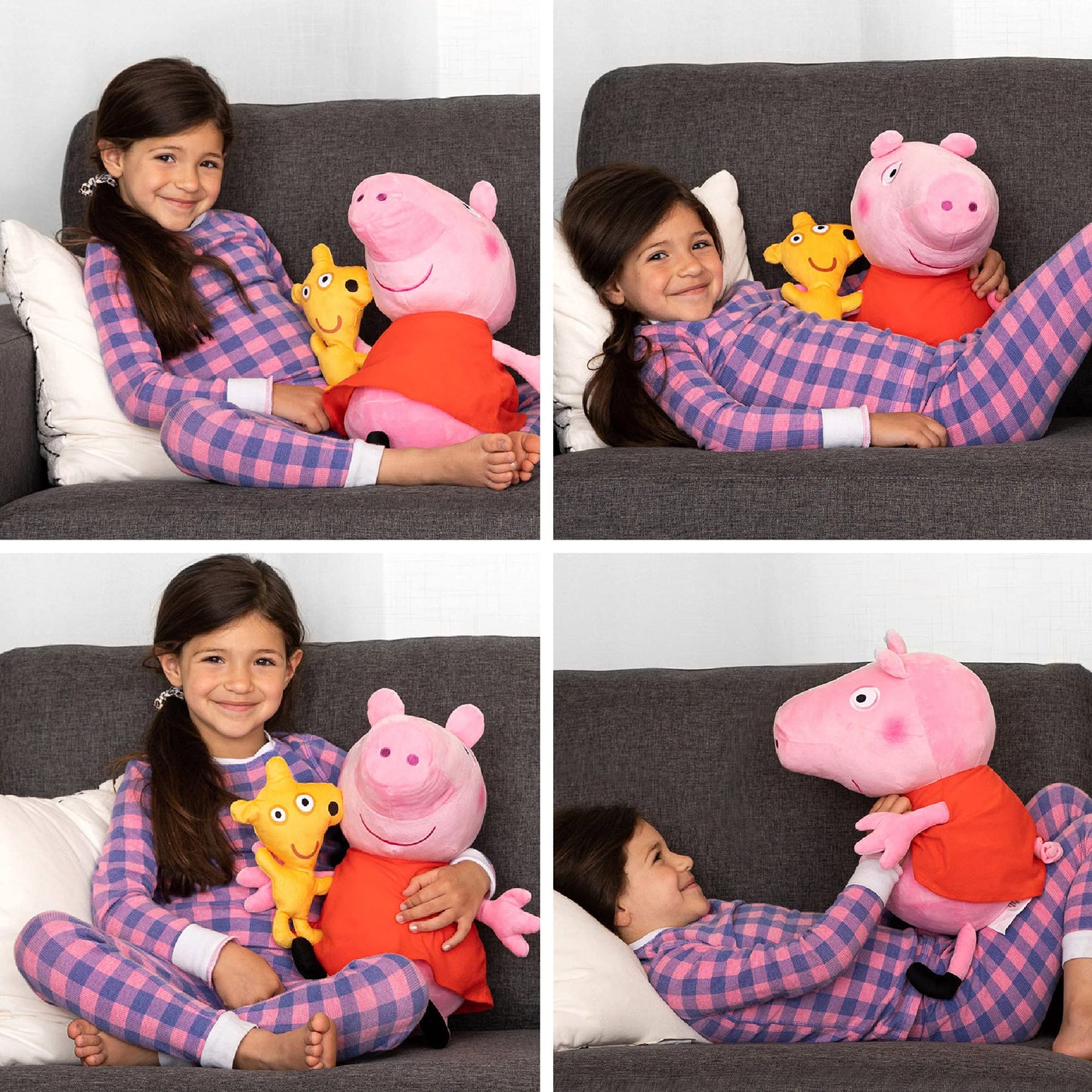 Franco Peppa Pig Plush Cuddle Pillow Buddy