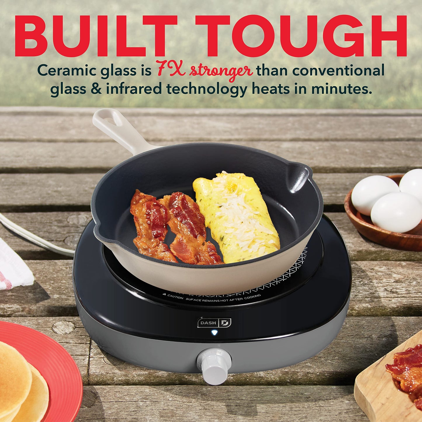 Electric Cooktop with Infrared Heating by DASH