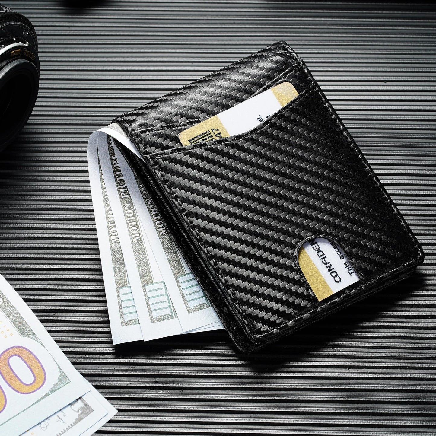 Slim RFID Blocking Airtag Wallet for Men
