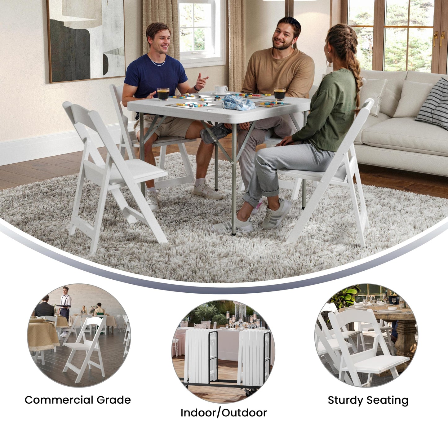 Flash Furniture Hercules Series Folding Chair