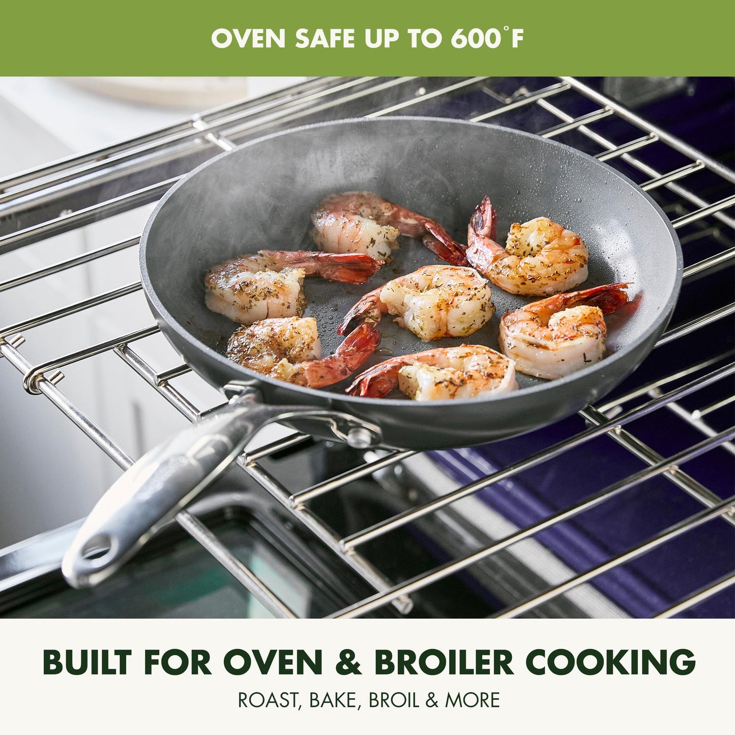 GreenPan 3-Piece Hard Anodized Fry Pan Set