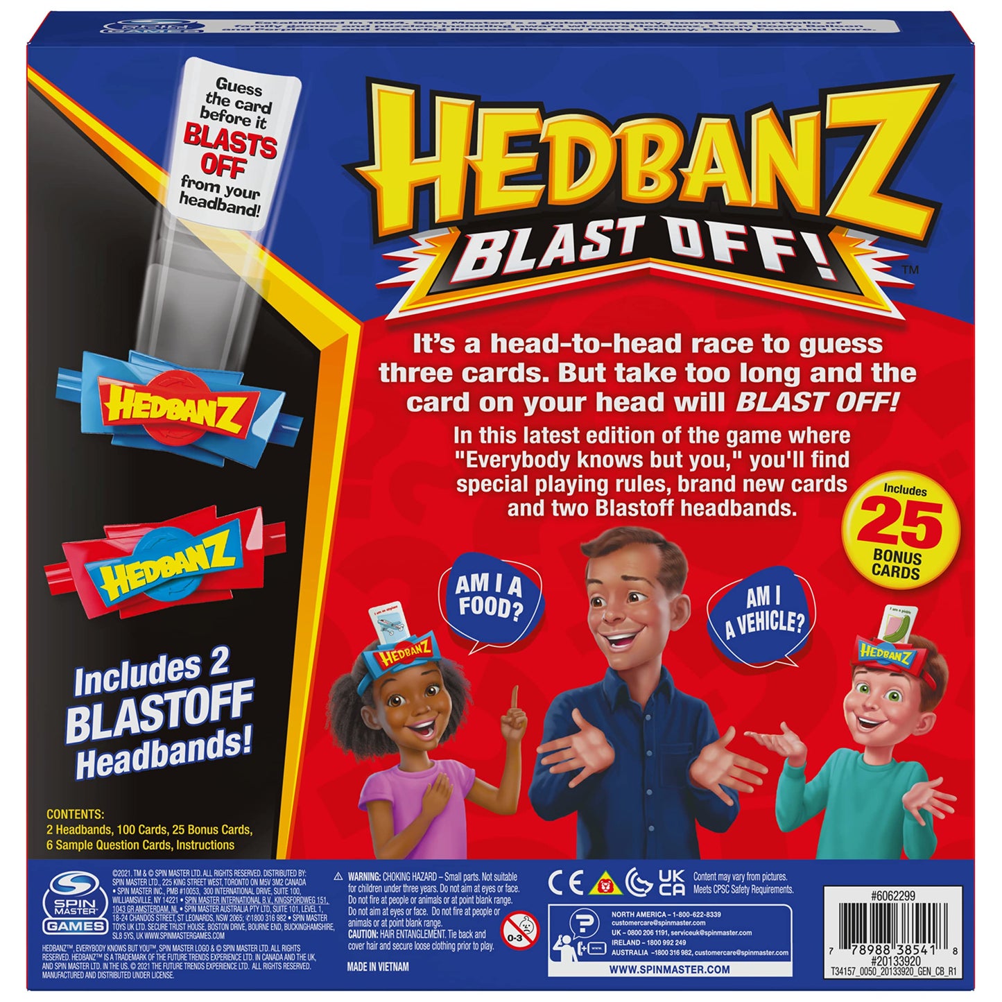 Hedbanz Blast Off! Family Guessing Game