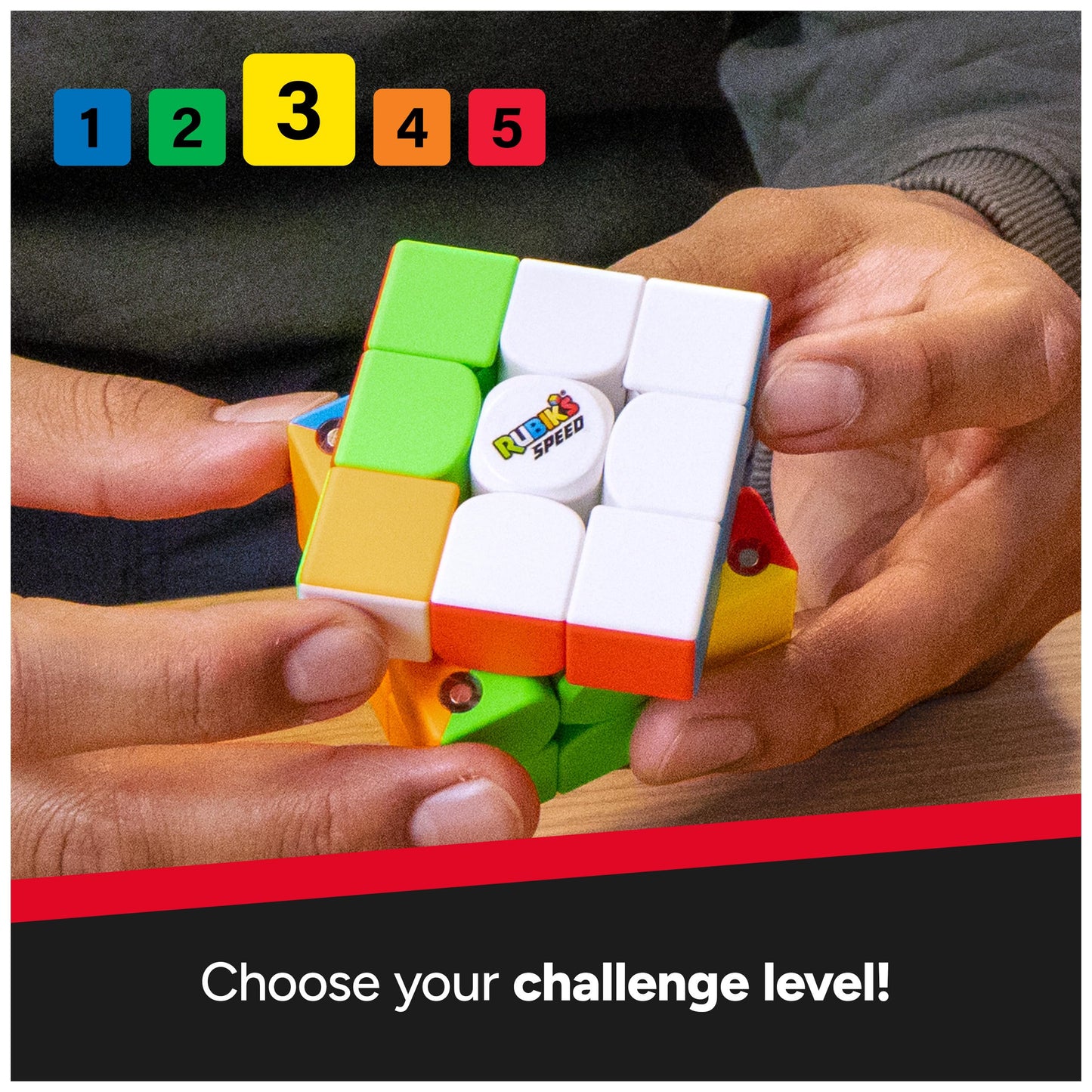 Rubik's 3x3 Magnetic Speed Cube Puzzle Toy