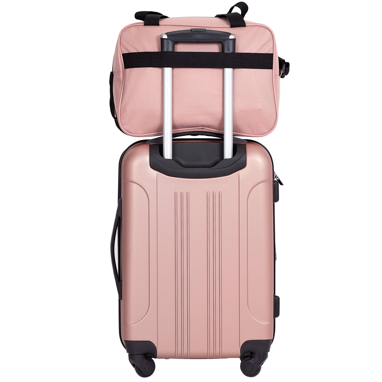 Travelers Club Rose Gold 4-Piece Luggage Set