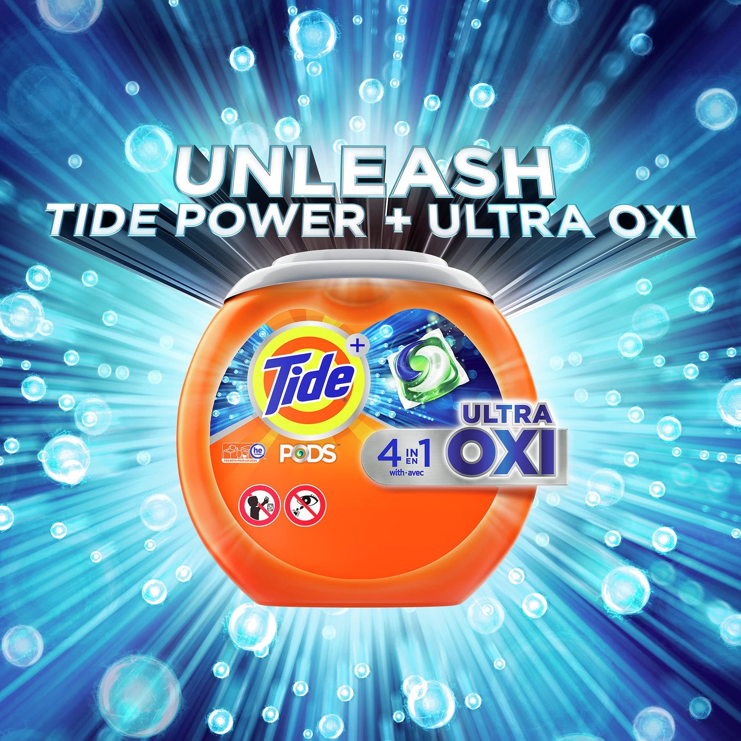 Tide PODS Ultra Oxi Laundry Detergent 85 Count