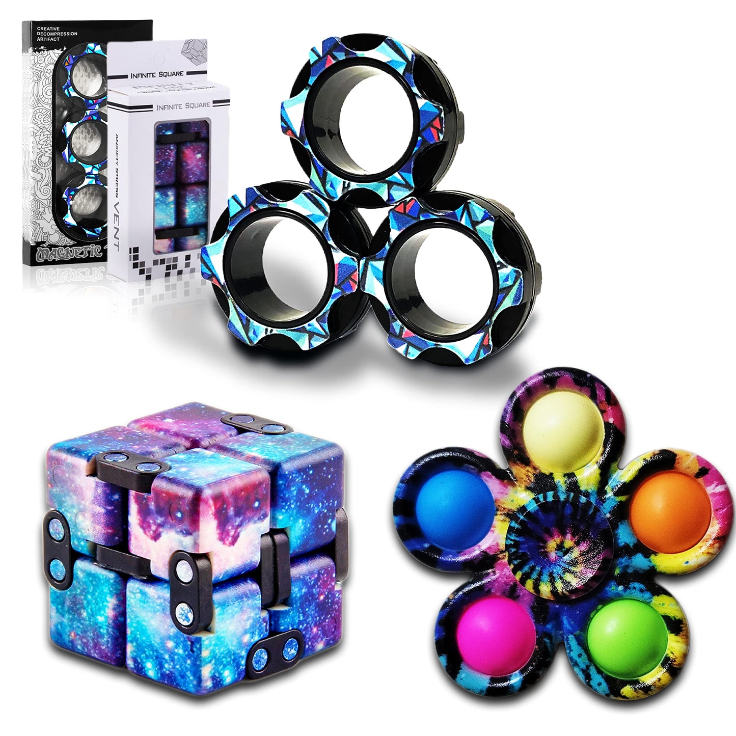 Fidget Toy Set for ADHD & Stress Relief